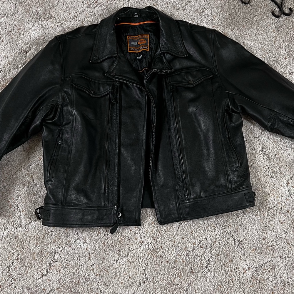 First Classic Leather Motorcycle Jacket